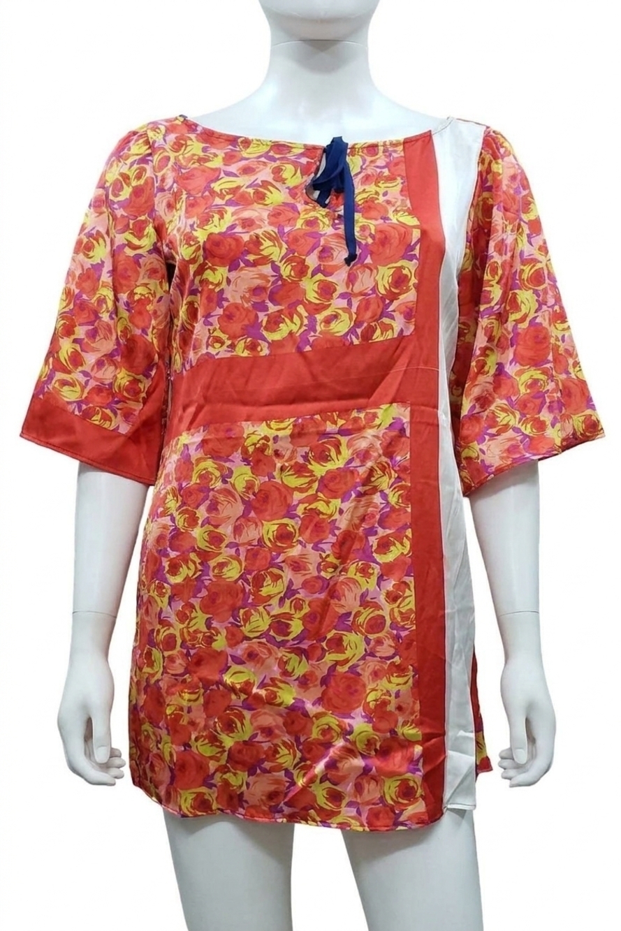 NEW HALE BOB women's printed silk dress in tl20